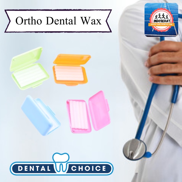 Jual DENTAL CHOICE Ortho Dental Wax wax anti sariawan wax behel fruit