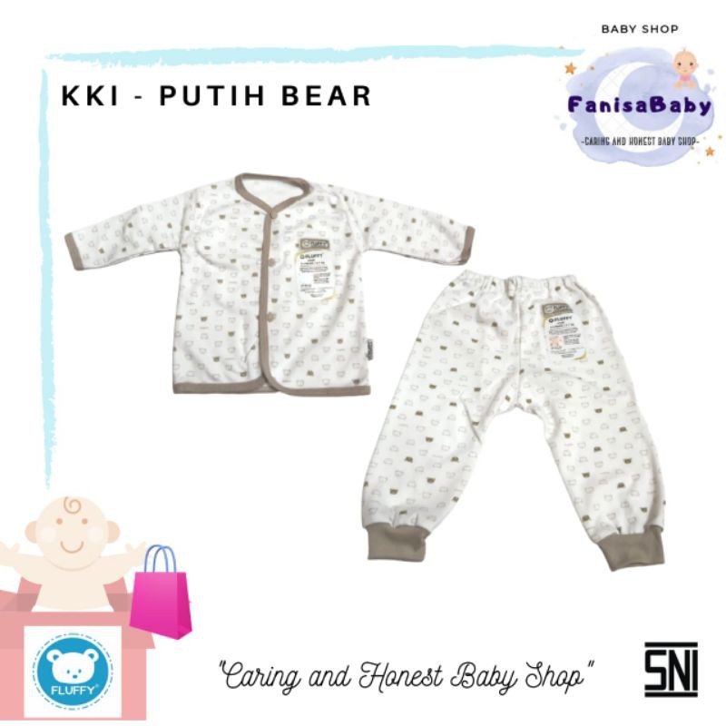 Baju FLUFFY Bayi/ Perlengkapan Bayi Baru Lahir/ Baju Newborn/ Baju Panjang Bayi/ Baju FLUFFY/ FLUFFY