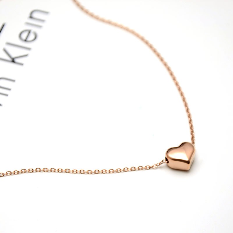 [New] Kalung fashion aksesoris titanium mini korea hadiah wanita cewek love anti karat KK034