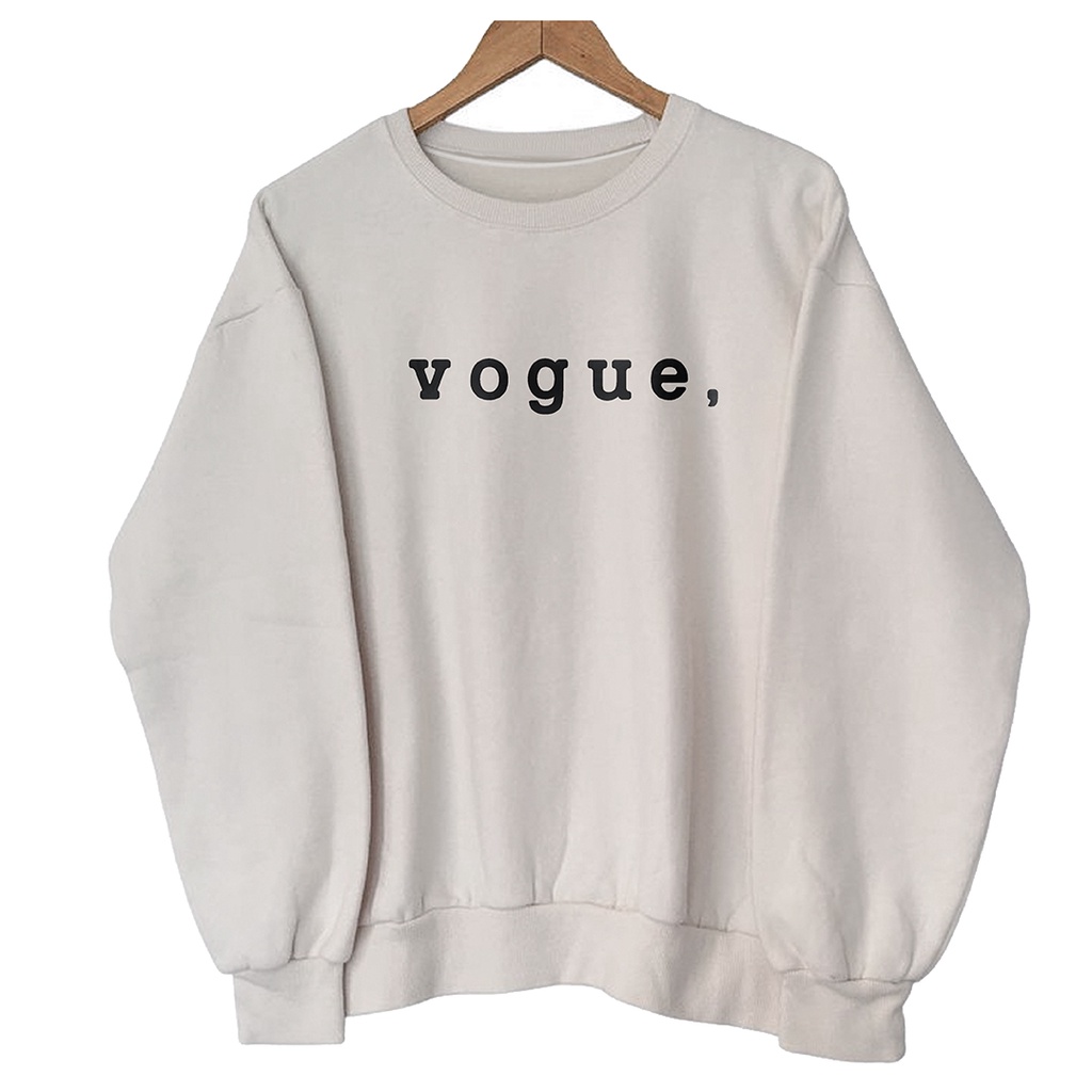SWEATER THRIFT CREWNECK OVERSIZE | SWEATER OVERSIZE | TANGAN BALON | OVERSIZE SWEATER-VOGUE LD130 P70