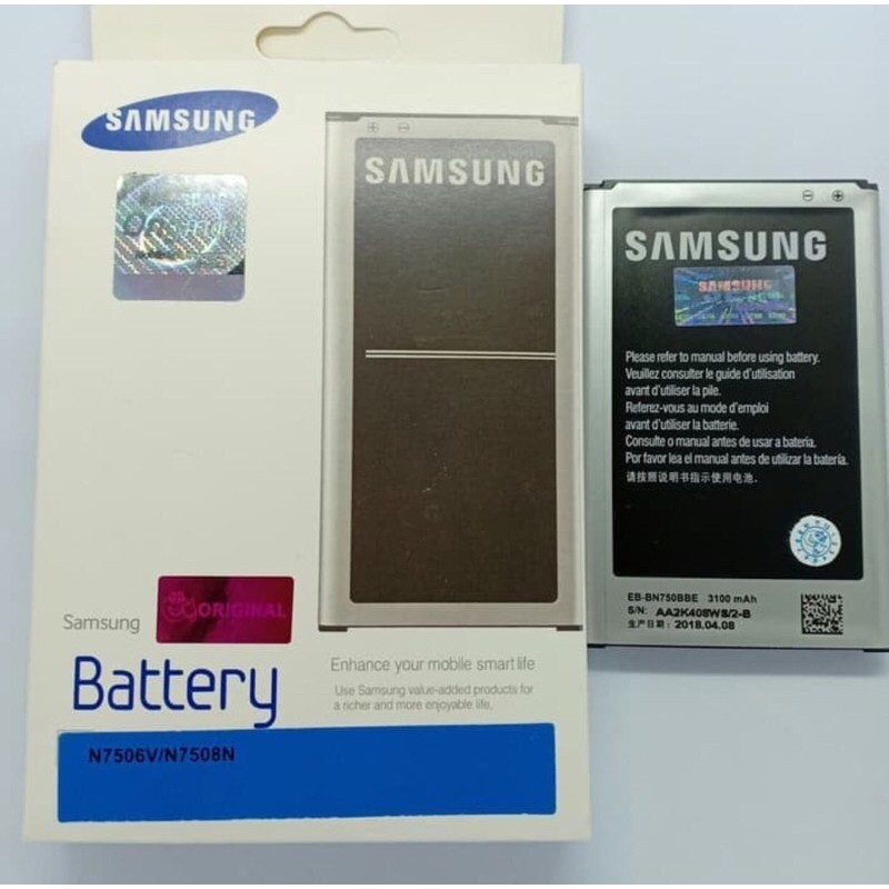 Baterai Original Samsung Note 3 Neo / N7505 Baterai / Batere / Battery