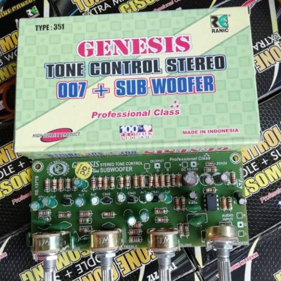 TONE CONTROL STEREO RANIC 315 PLUS SUBWOOFER