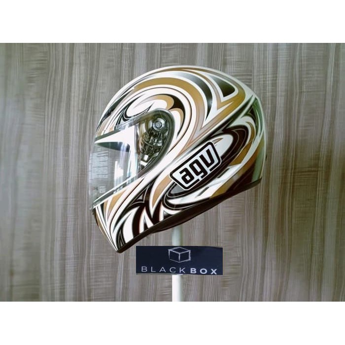 AGV K3 BASIC Multi Evil White Gold Gunmetal