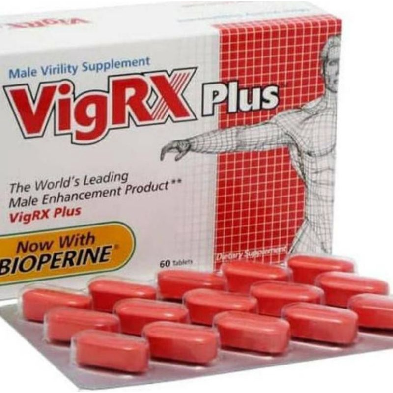 VigRX Plus 100% Asli Original Suplemen Pembesar Stamina Herbal Pria