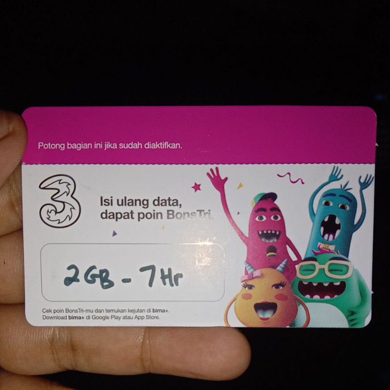 NEW VOUCHER TRI 1,5GB UNLIMITED YOUTUBE 7HARI LOKAL SUBANG