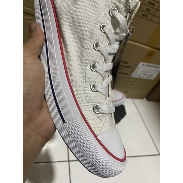 SEPATU CONVERS OFFWHITE TINGGI IMPOR MURAH