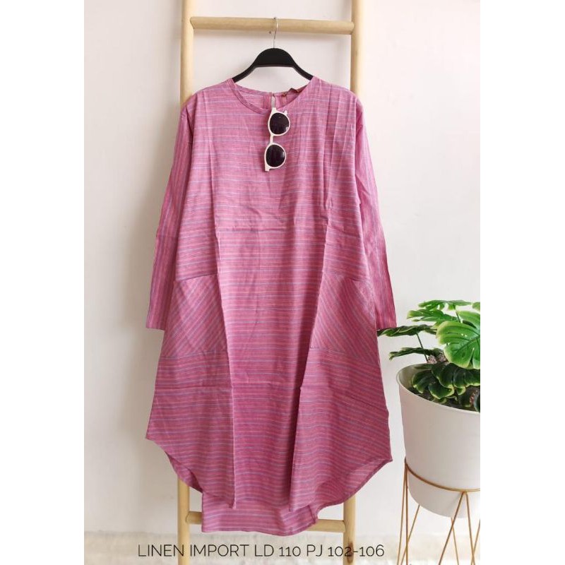 atasan wanita/blues/tunik