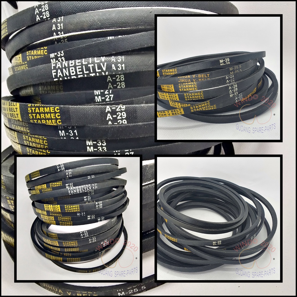 VANBELT MESIN CUCI MULTI size M / V BELT / FANBEL / PAMBEL / FANBEL / VAN BELT / TALI BELT / VBELT