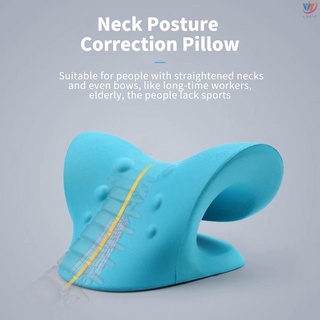 Neck Stretcher Support Pillow Neck And Shoulder Relaxer Pain Relief Portable Traction Pillow Neck Traction Neck Posture Corre