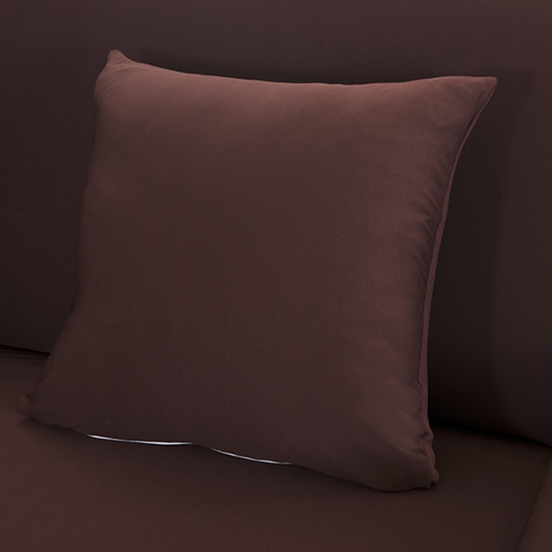 Coklat Tua Cover Sofa Sarung Sofa 1/2/3/4 Seater Sofa Cover Elastic Sarung bantal sofa Cushion Protector Covers