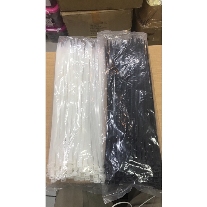 cable ties /kabel ties hitam/putih 40cm x7.6/GME 011