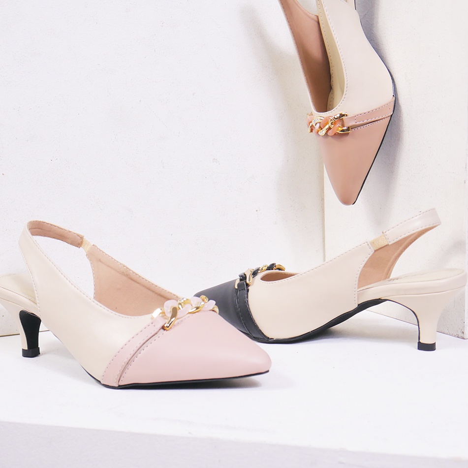 Bernike Shoes - Sepatu Heels Wanita Velerie Slingback Heels 5 cm