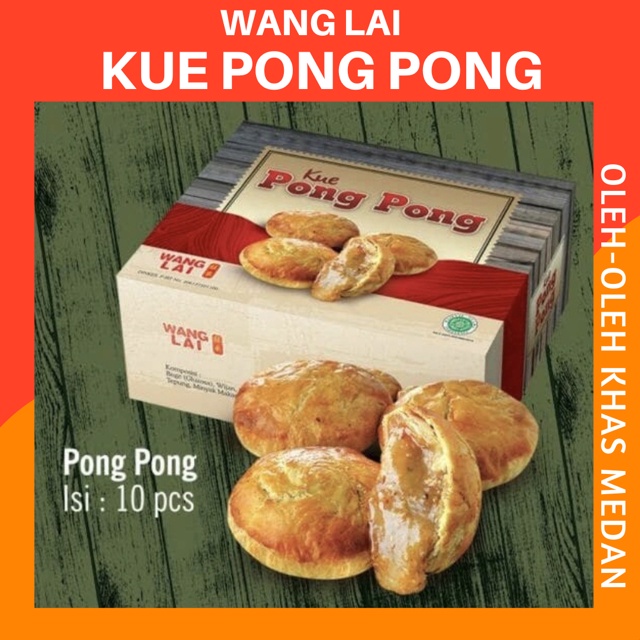 

WANG LAI KUE PONG PONG / PIA PONG PONG WANG LAI / KUE KERING HOMEMADE 10 PCS