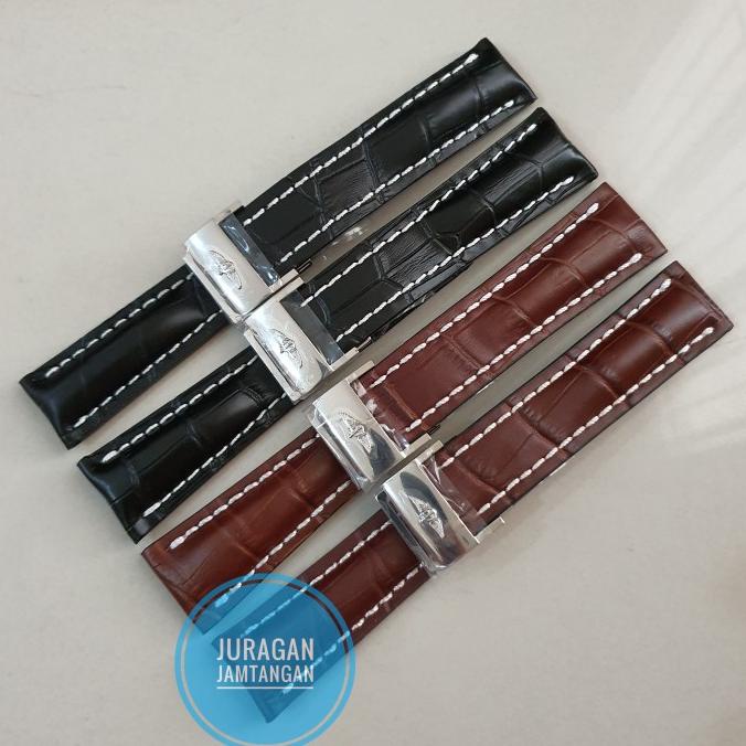 Leather Strap Full Set For Breitling Terbaru