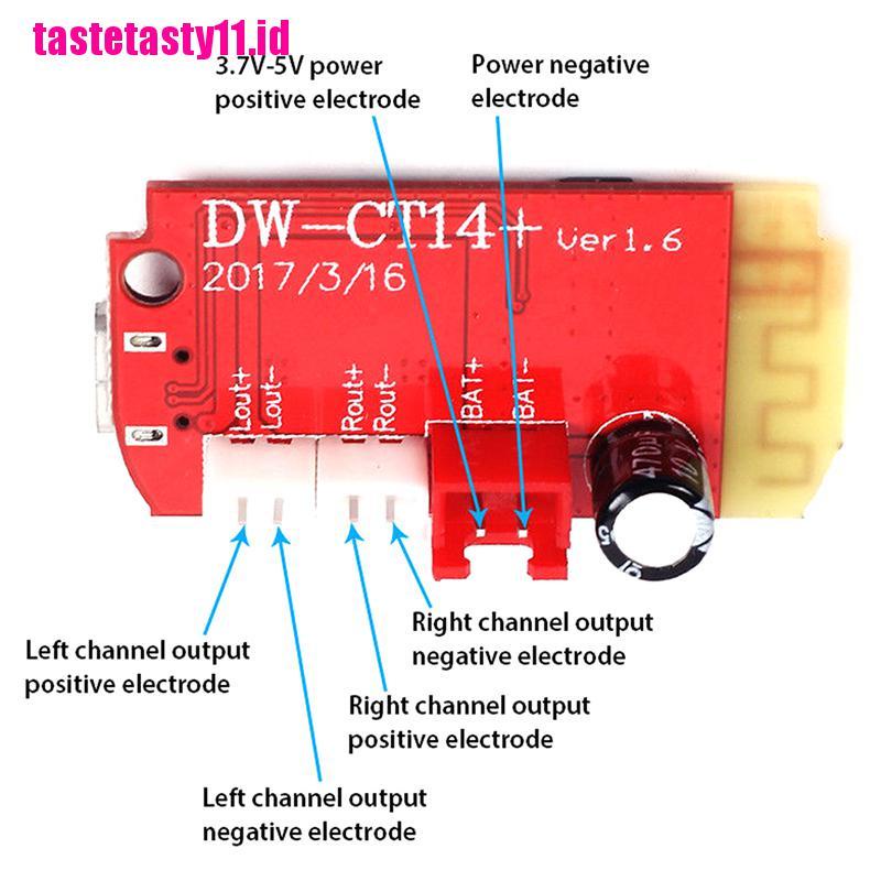 Modul power amplifier stereo bluetooth 5W + 5W CT14 micro 4.2