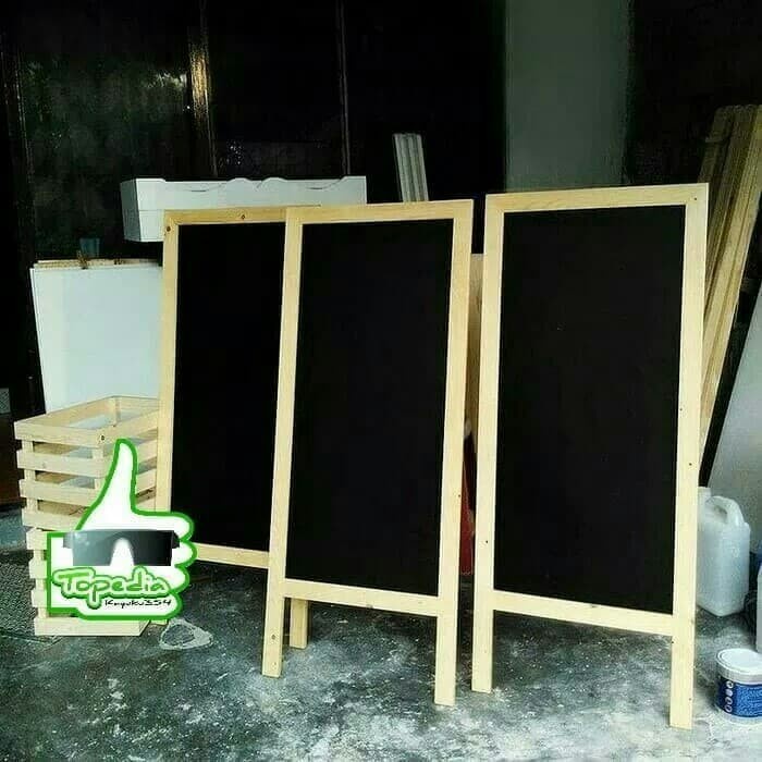 

papan tulis stand blackboard 90x60cm promo termurah