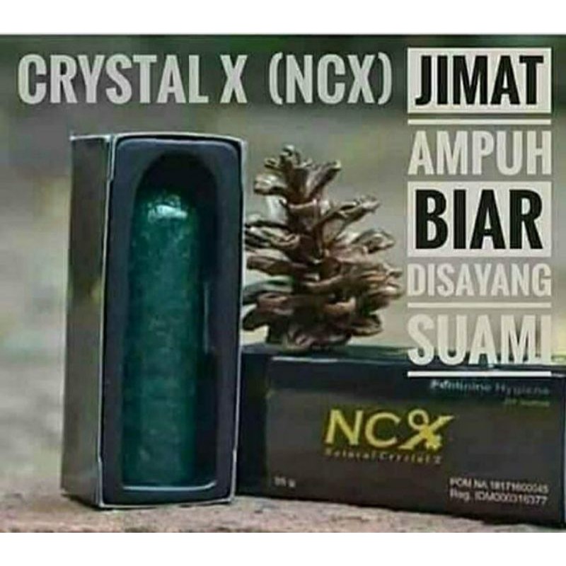 NCX CRYSTAL X ORI NASA - GURAH VAGINA DARI KOTORAN MEMBANDEL