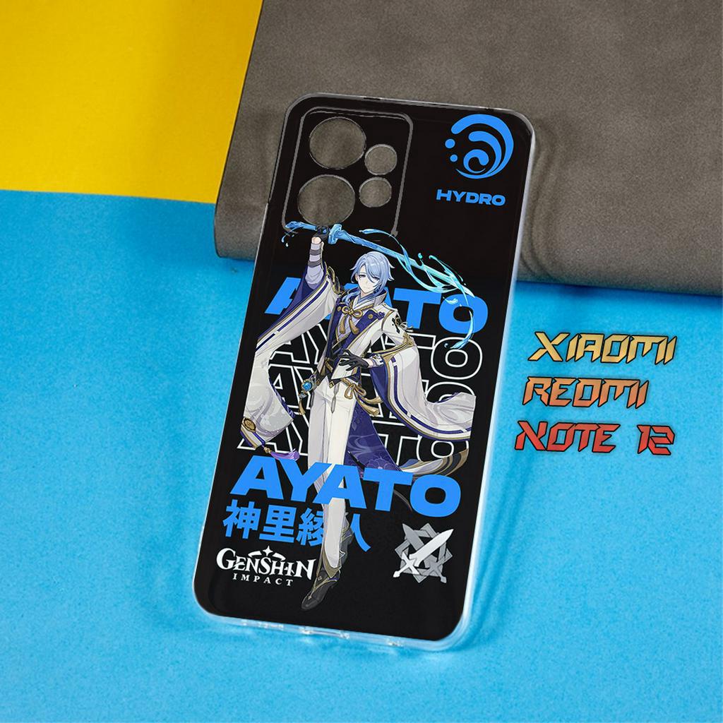 Case XIAOMI REDMI NOTE 12 4G 12 5G 12 PRO 5G Rou Custom [ Genshin Impact ] Casing Hp Aesthetic Kesin