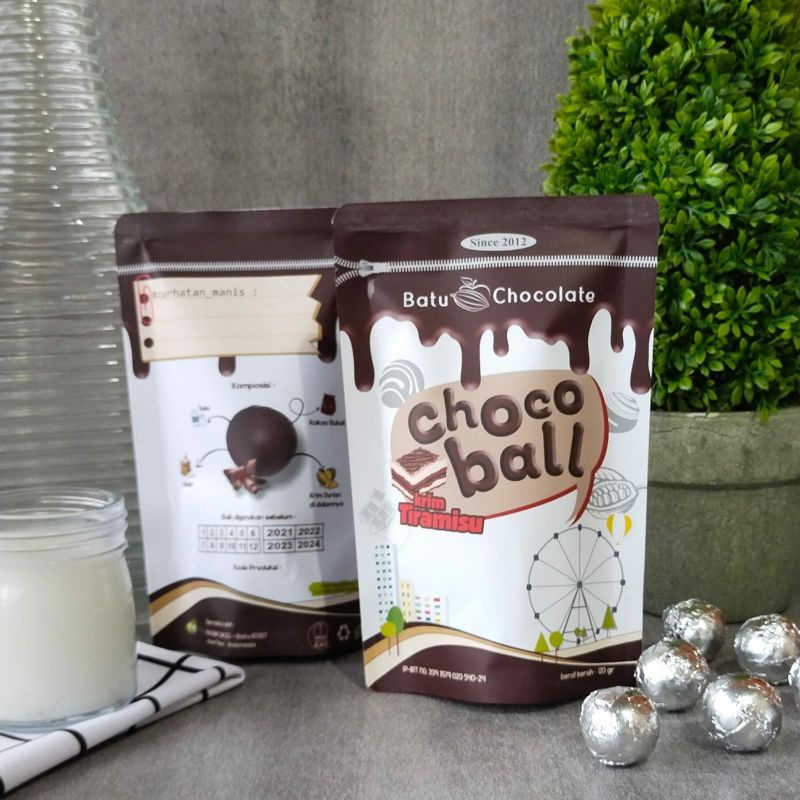 Batu Chocolate - Chocoball Tiramisu - Oleh Oleh Khas Malang