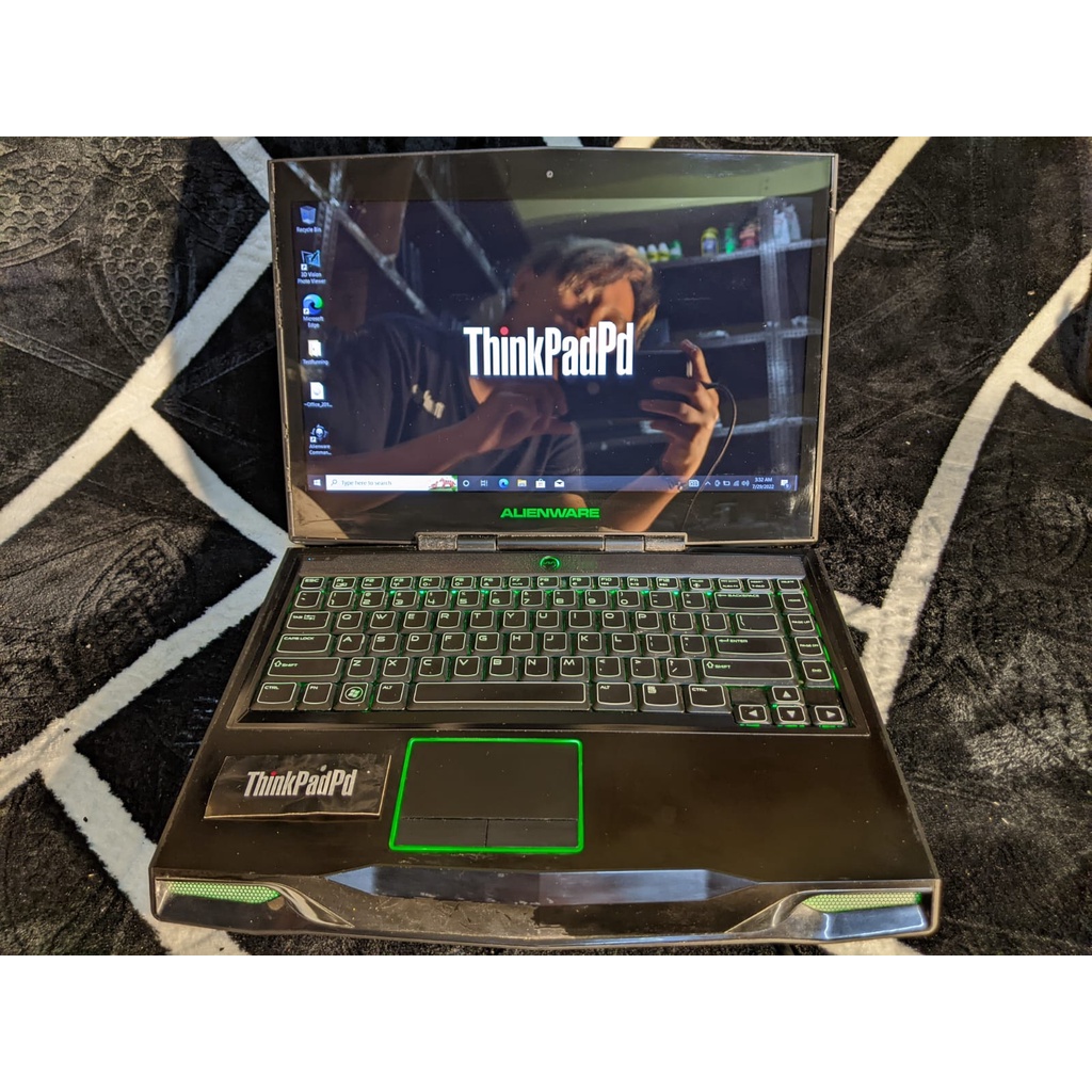 Laptop Gaming Alienware M14xR1 Core i7 2820QM Nvidia Murah