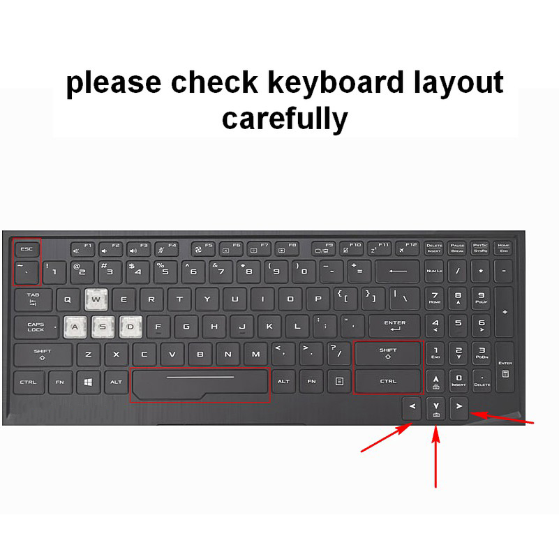 Cover Pelindung Keyboard Gaming Bahan Silikon Untuk Asus TUF FX505 FX505D Fx505DT Fx505ge FX505G FX505G FX505G Fx50G Fx5G Fx5G F50X5G Fx6G 15dddddm6g