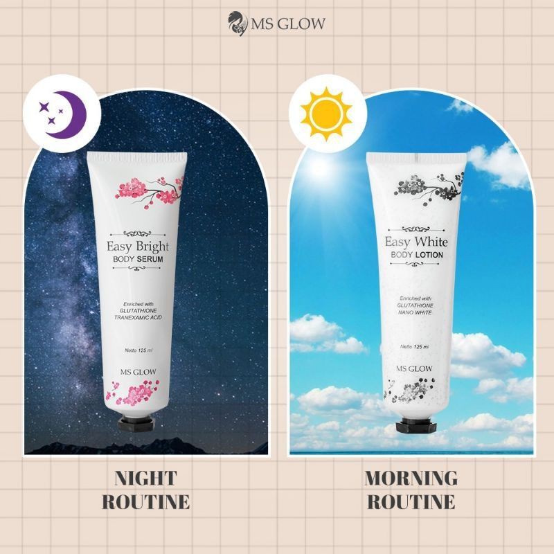 Paket body ms glow / easy white body series ms glow