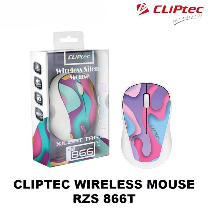 Cliptech Mouse Wireless RZS866T Xilent Trax 1200 Dpi