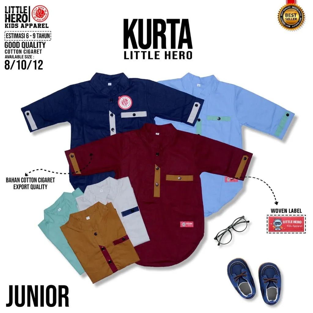 K001 BAJU KOKO ANAK anak anak ayah anak laki laki baju koko anak laki laki umur 12 tahun bordir bran