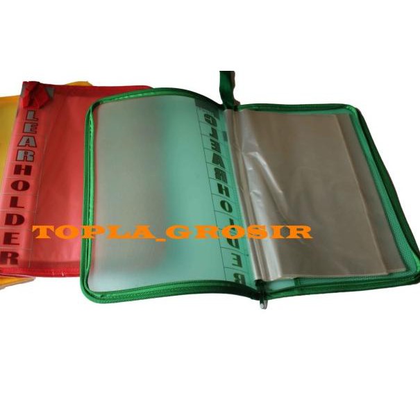 

❄ Topla Zipper Clear Holder Isi 40 Lembar - Campur ✺