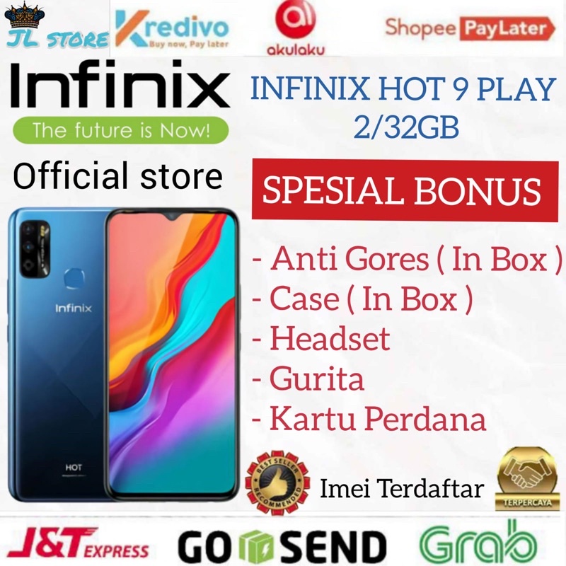 INFINIX HOT 9 PLAY 2GB/32 RESMI