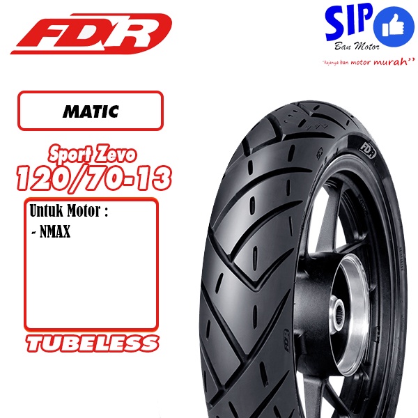 Ban motor Nmax FDR Sport Zevo 120 70 13 tubeless