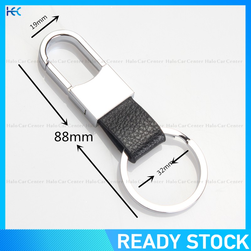 【Ready Stock】 Leather Strap Keyring Motorcycle Keychain Car keychain for car