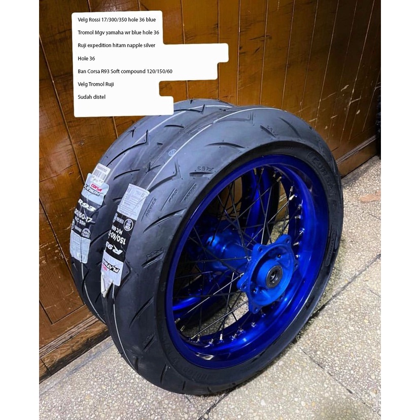 BANSET WHEELSET SUPERMOTO YAMAHA WR 155 R BAN CORSA