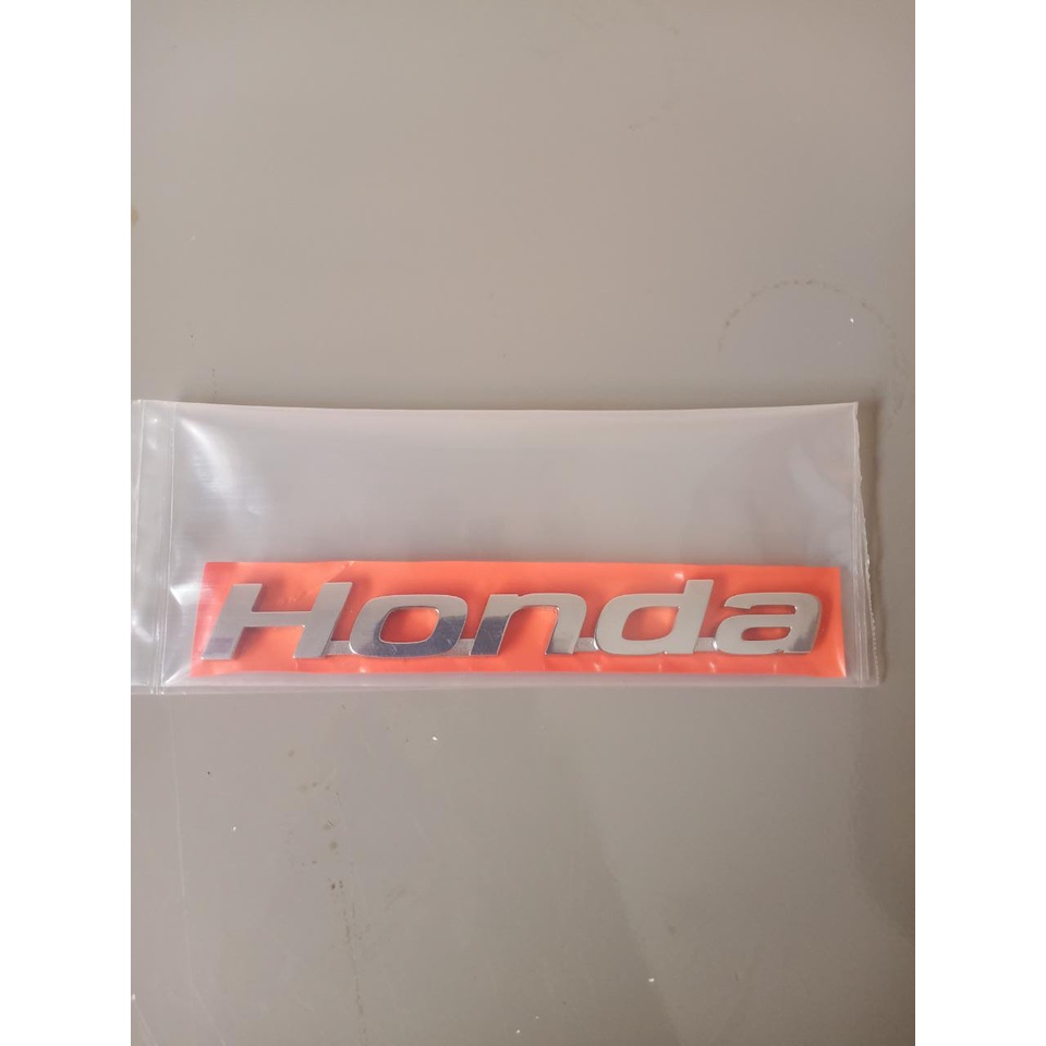 emblem tulisan honda chrom logo honda belakang original