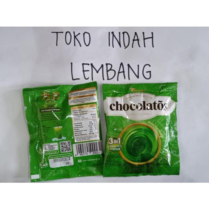 [PROMO] CHOCOLATOS DRINK 24 GR MATCHA 'GROSIR'