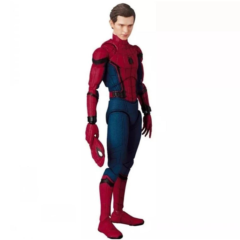 Patung Action Figure Spiderman QUINTON Koleksi Hadiah Figure Boneka Berubah Wajah Marvel Mainan Spiderman Mudik