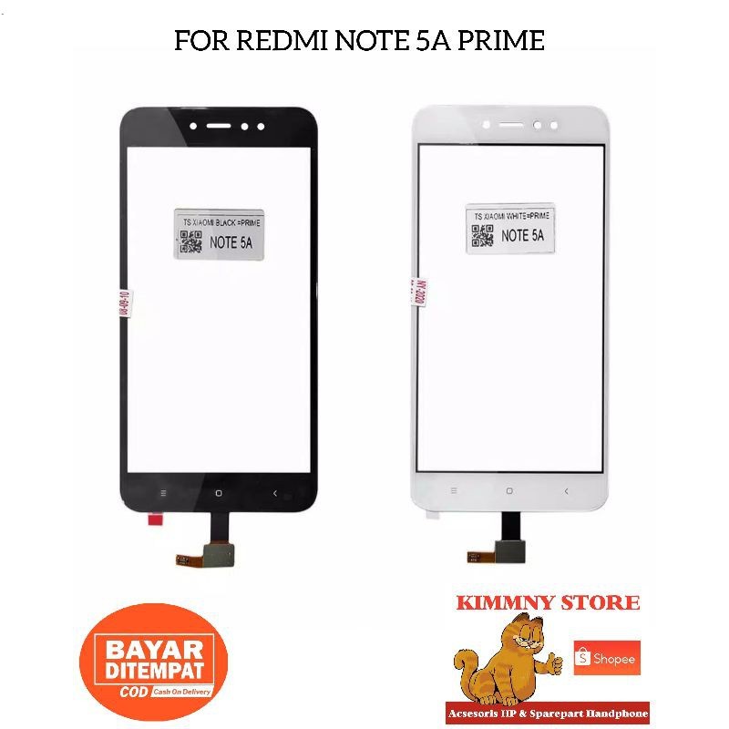 TOUCHSCREEN TC TS LAYAR SENTUH XIAOMI REDMI NOTE 5A / NOTE 5A PRIME ORIGINAL - Toucsren xiomi note 5
