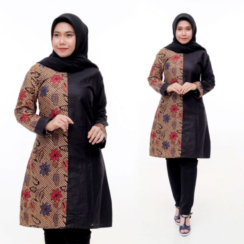 TUNIK BATIK // ATASAN BATIK WANITA S-XXXL