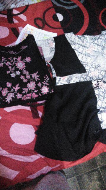 Tey-17 Batik Wanita Asj Sa Hrb026 Kenongo Kemeja Tosca Pendek