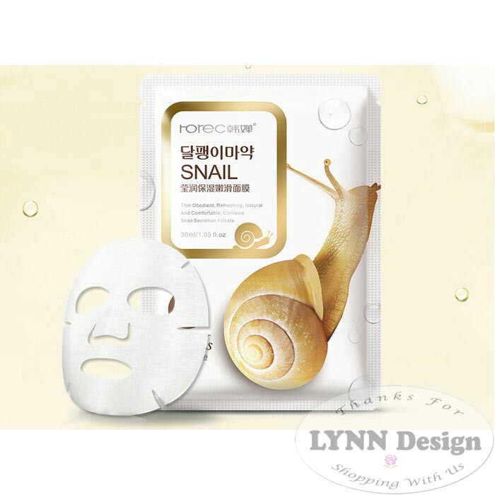 Rorec Natural Skin Care Masker Ori Korea Snail Mask