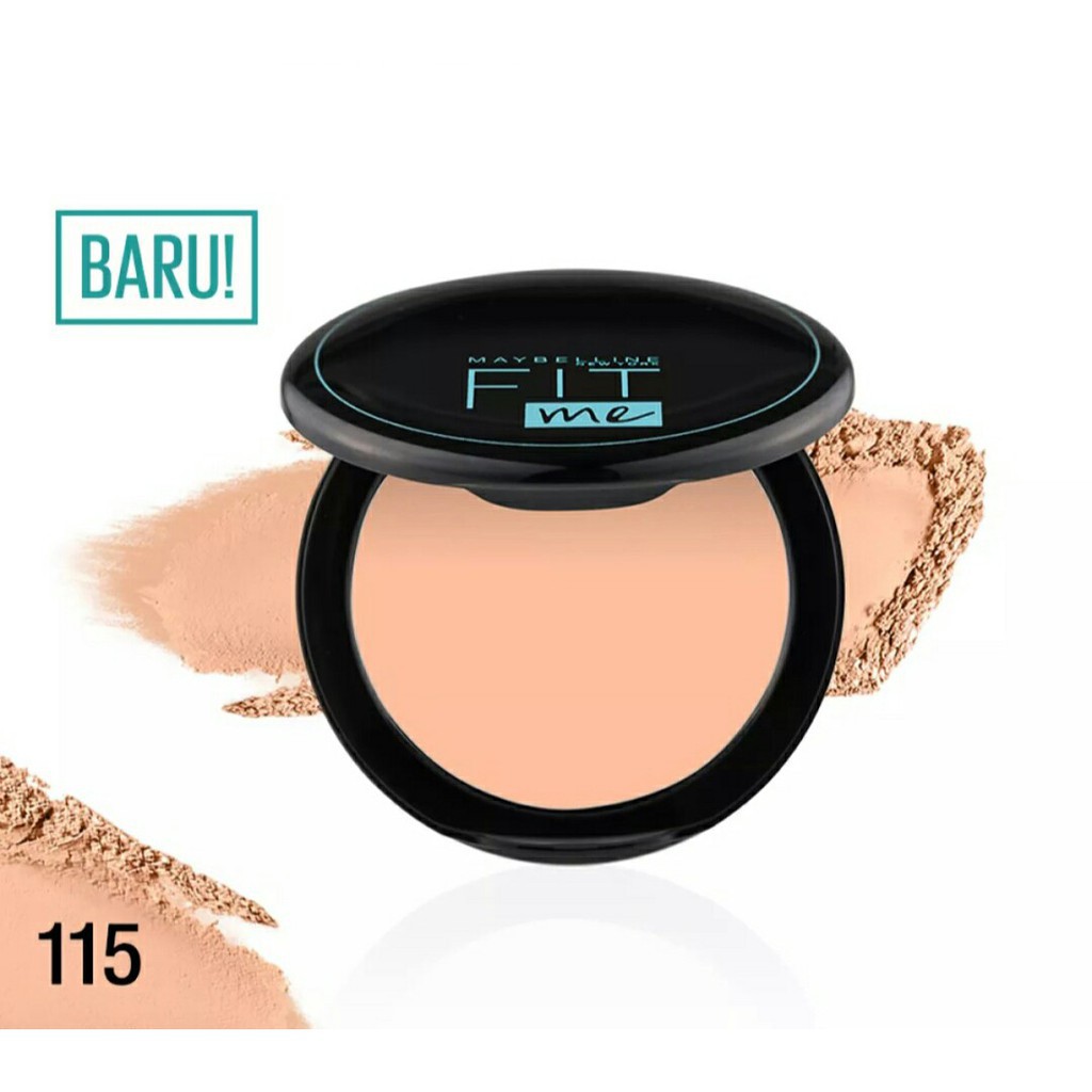 Maybelline Fit Me Matte + Poreless Compact Powder -  Bedak maybelline