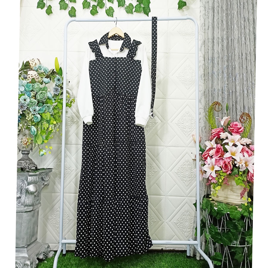 WINDY ONDE POLKADOT MAXI GAMIS GL FASHION