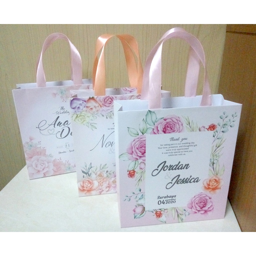 

PAPERBAG Bridesmaid TAS KERTAS Bridesmaid Custom Fancy Wedding Idul Fitri