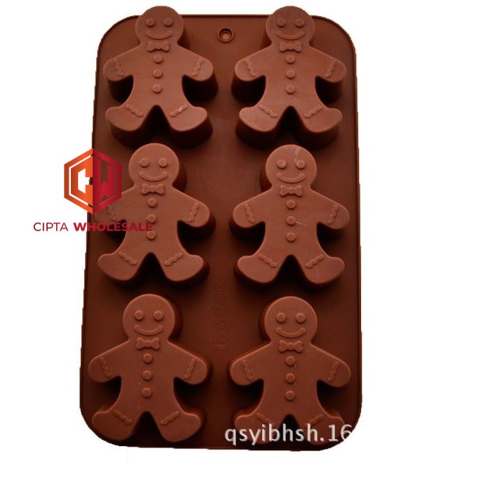 Cetakan Silicone Orang Tahan Panas di Oven Mold Cake Jelly Coklat Pudding