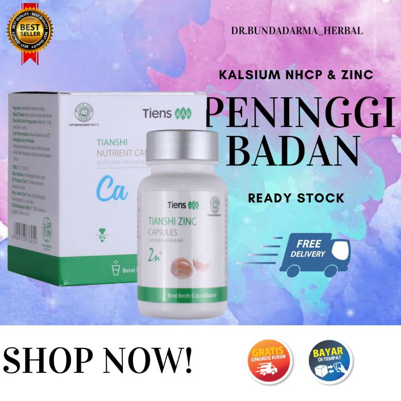 

(COD) OBAT PENINGGI BADAN TIENS PERAWATAN BADAN KESEHATAN || SUSU NHCP DAN ZINC