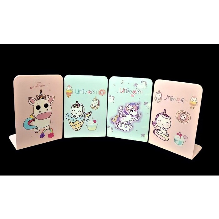 

READY BOOK END PENYANGGA PEMBATAS RAK BUKU BESI MOTIF LUCU BOOK STAND HOLDER TERLARIS