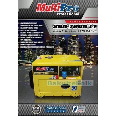 Genset diesel multipro 5000 watt PROMO MURAH