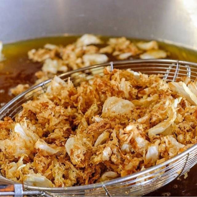 

KOL GORENG RENYAH VEGETARIAN ( PENGGANTI BAWANG GORENG ) / bks ( 200 gr )