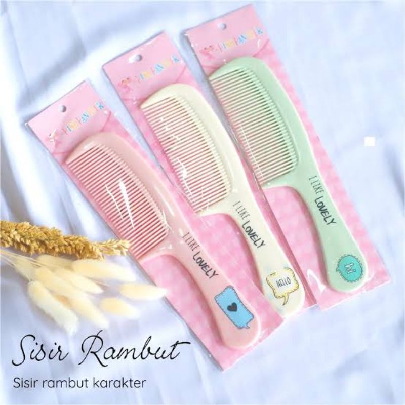 sisir rambut karakter/sisir rambut karakter lucu murah