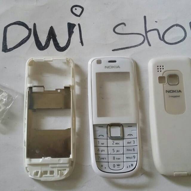 Casing fullset nokia 3120 putih classic